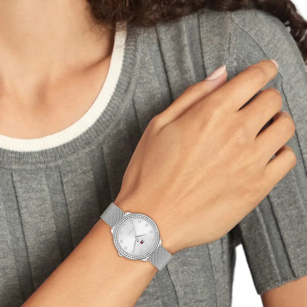 Tommy Hilfiger Women's Silver Watch, Stainless Steel | 1782698 by i-watch
