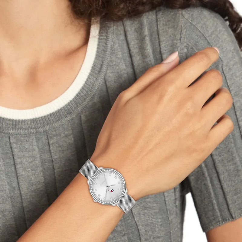 Tommy Hilfiger Women's Silver Watch, Stainless Steel | 1782698 by i-watch