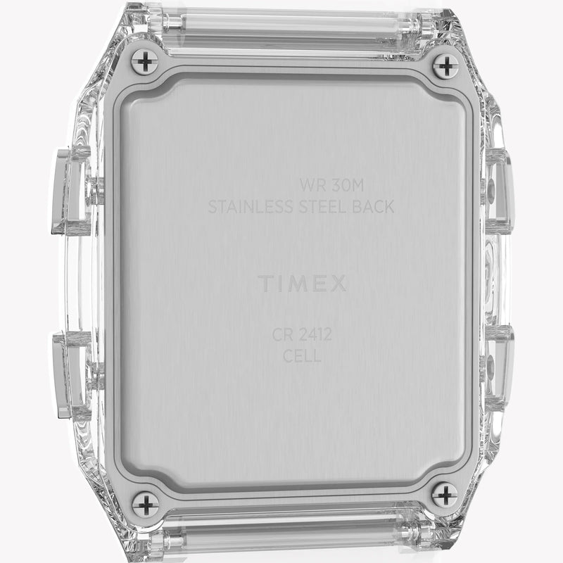 Timex Unisex Transparent Resin Watch, Translucent Case | Tw2w45200 by i-watch