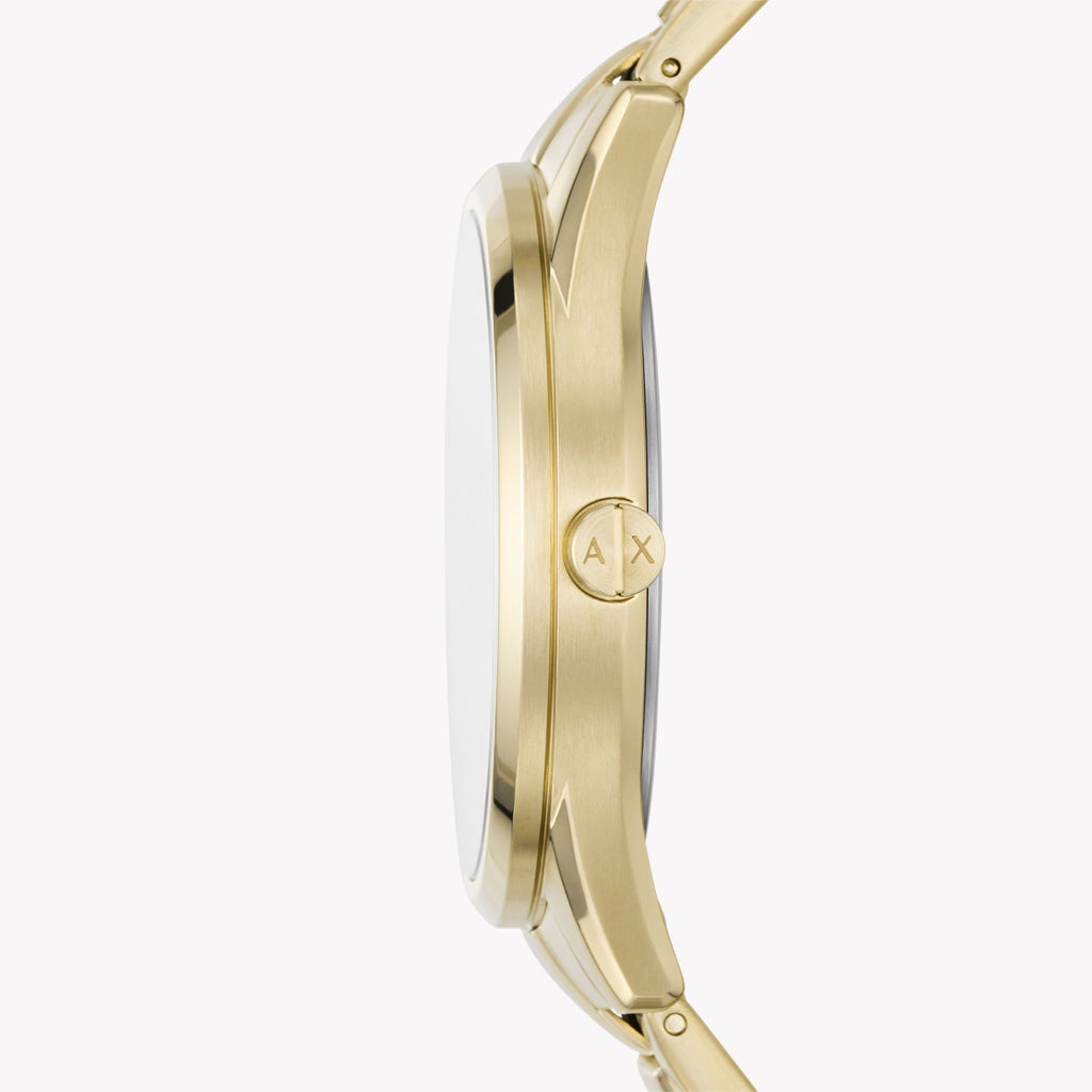 ARMANI EXCHANGE AX1866 - LUXURY GOLD MASTERY - MEN'S ANTIQUE-STYLE ANALOG WATCH-i-Watch-2