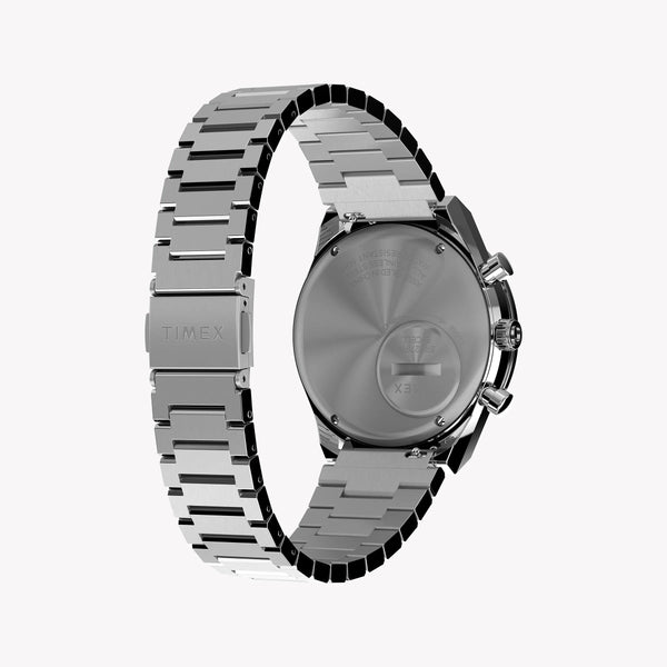 Timex Men's Stainless Steel White Dial Watch, Silver | T2p1179j by i-watch