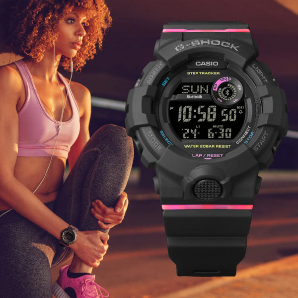 Casio G-Shock Gmd-B800sc-1dr - Stylish Adventurer's Companion Women's Watch With Black Resin BAnd and Sporty Design. by i-watch