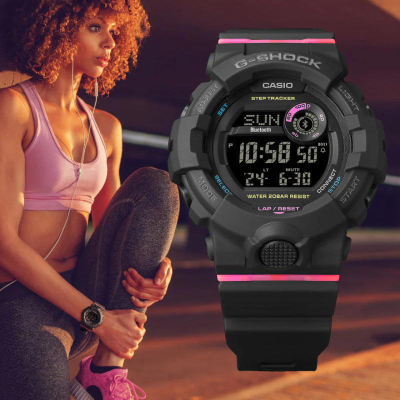 Casio G-Shock Gmd-B800sc-1dr - Stylish Adventurer's Companion Women's Watch With Black Resin BAnd and Sporty Design. by i-watch