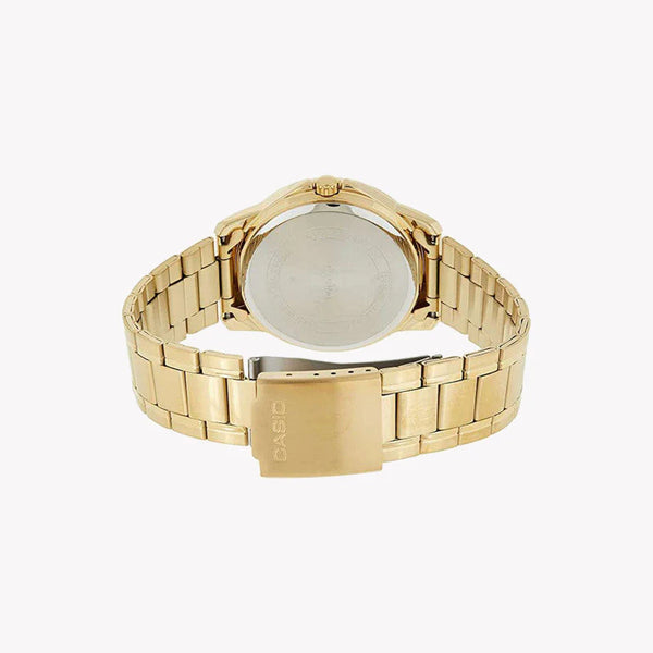 Casio Men's Gold Watch, Black Dial | Mtp-V004g-1c by i-watch