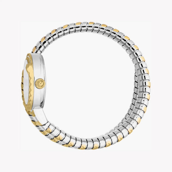 Just Cavalli Women's Two-Tone Watch, Silver Dial | Jc1l301m0065 by i-watch