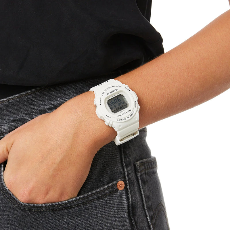 Casio Baby-G Blx-570-7dr Adventure Time - Stylish White Resin Women's Watch by i-watch