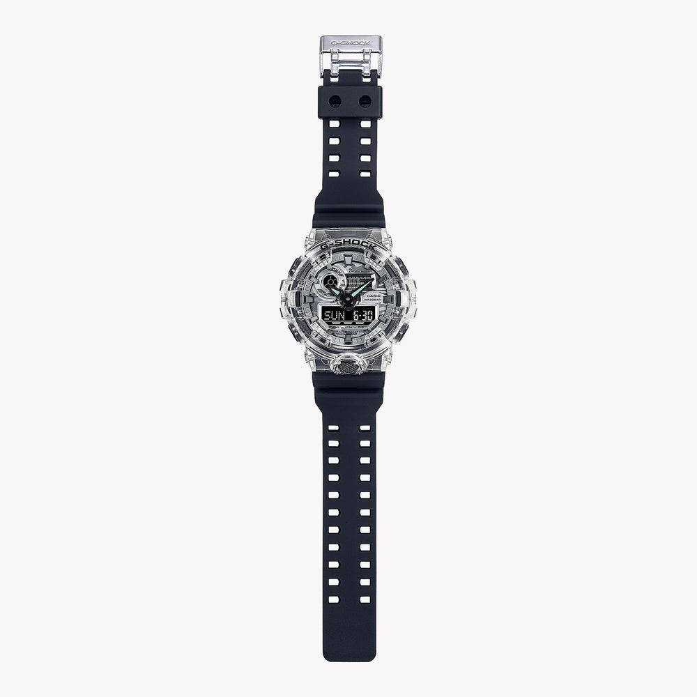 G-Shock Men's Silver & Black Resin Watch | Ga-700skc-1adr by i-watch