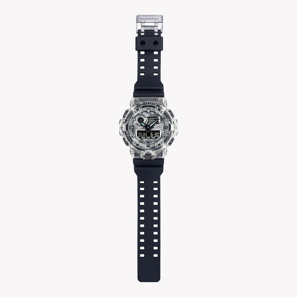 G-Shock Men's Silver & Black Resin Watch | Ga-700skc-1adr by i-watch
