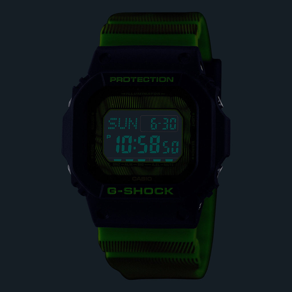 CASIO G-SHOCK DW-D5600TD-3DR ADVENTURE-READY - MONTRE POUR HOMMES VERT VIBRANT