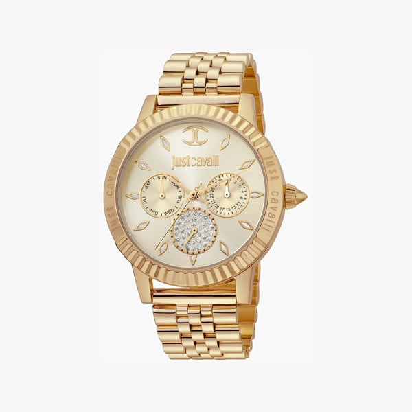 Just Cavalli Women's Gold Stainless Steel Watch, Champagne Dial | Jc1l172m0045 by i-watch