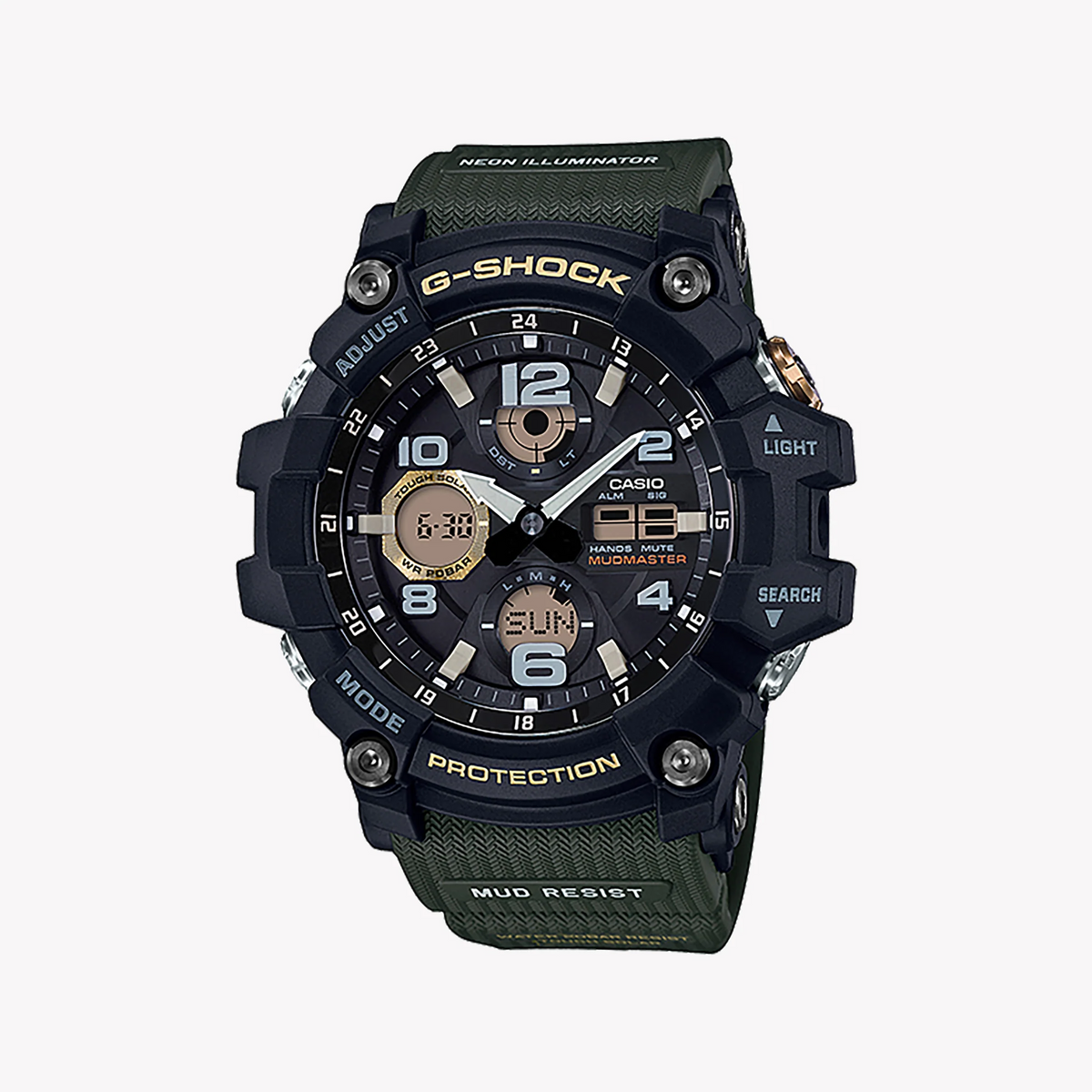 Casio G-Shock Gsg-100-1a3dr - Unyielding Adventurer Men's Watch With Black Stainless Steel And Resin Band by i-watch