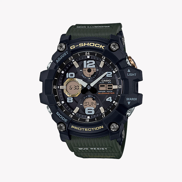 Casio G-Shock Gsg-100-1a3dr - Unyielding Adventurer Men's Watch With Black Stainless Steel And Resin Band by i-watch