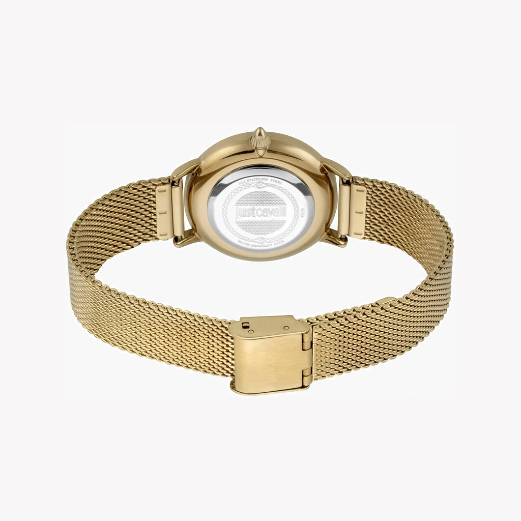 JUST CAVALLI Women's Watch with Gold Stainless Steel Case and Gold Stainless Steel Band-i-Watch-3