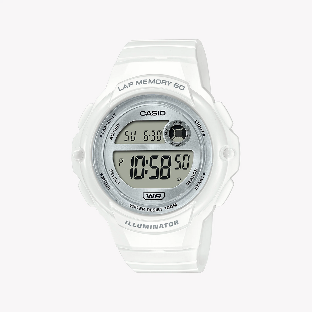 Casio Lws-1200h-7a1vdf Adventure Ready - Elegant White Sporty Women's Watch by i-watch