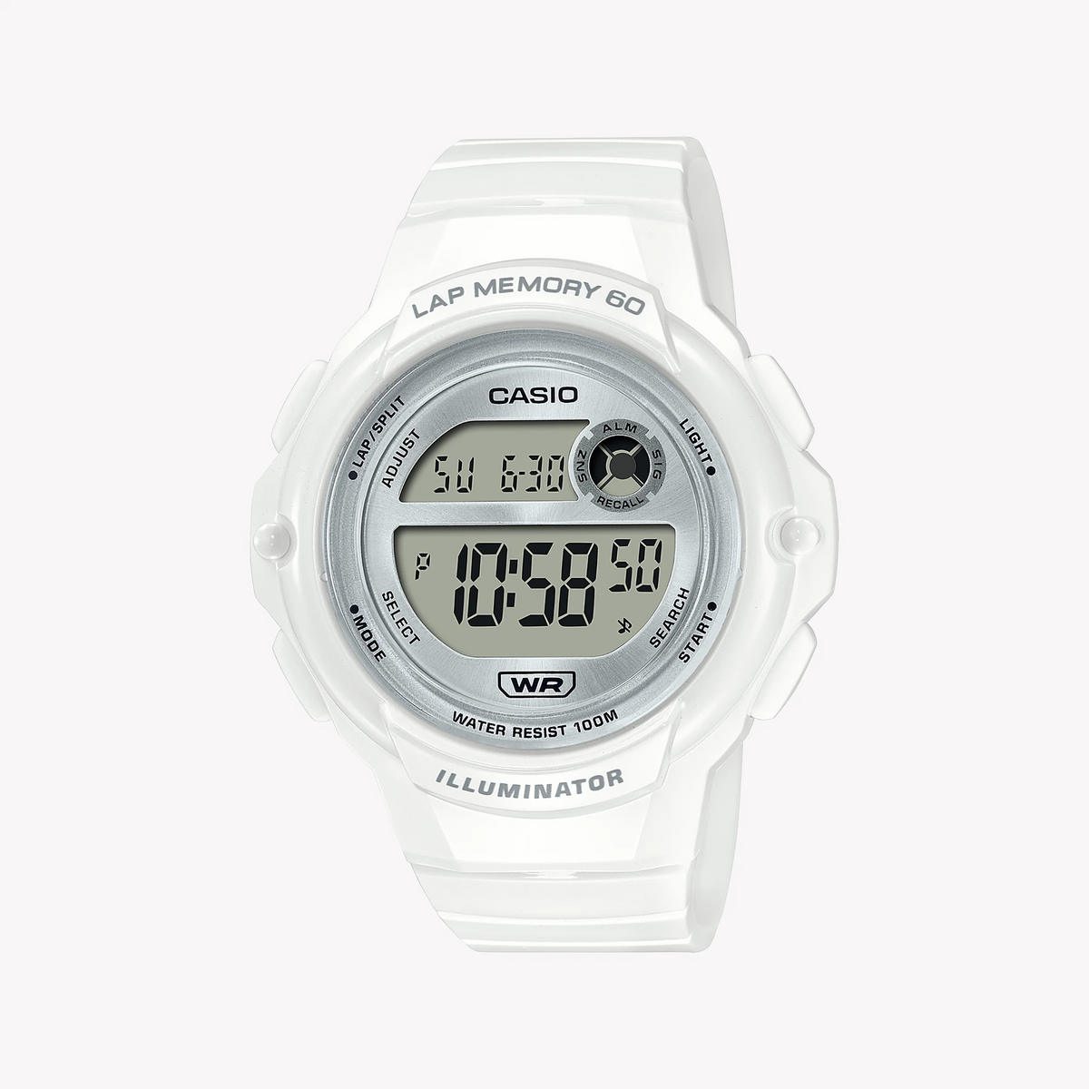 Casio Lws-1200h-7a1vdf Adventure Ready - Elegant White Sporty Women's Watch by i-watch