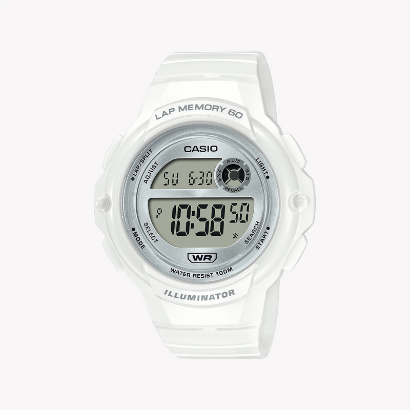 Casio Lws-1200h-7a1vdf Adventure Ready - Elegant White Sporty Women's Watch by i-watch