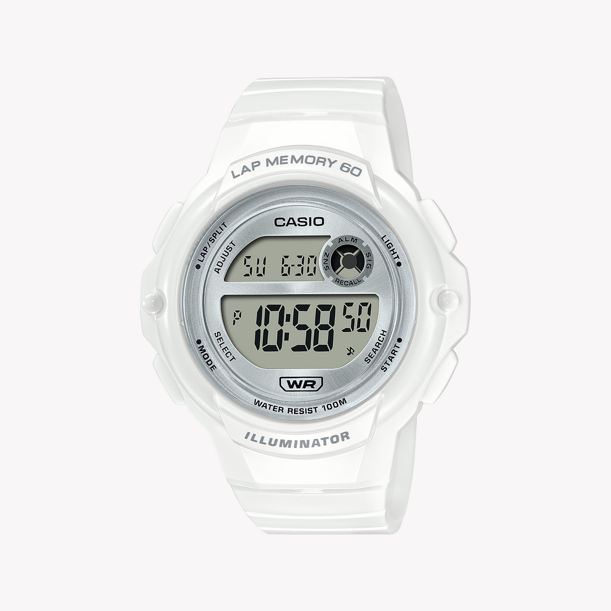 CASIO LWS-1200H-7A1VDF ADVENTURE READY - ELEGANT WHITE SPORTY WOMEN'S WATCH