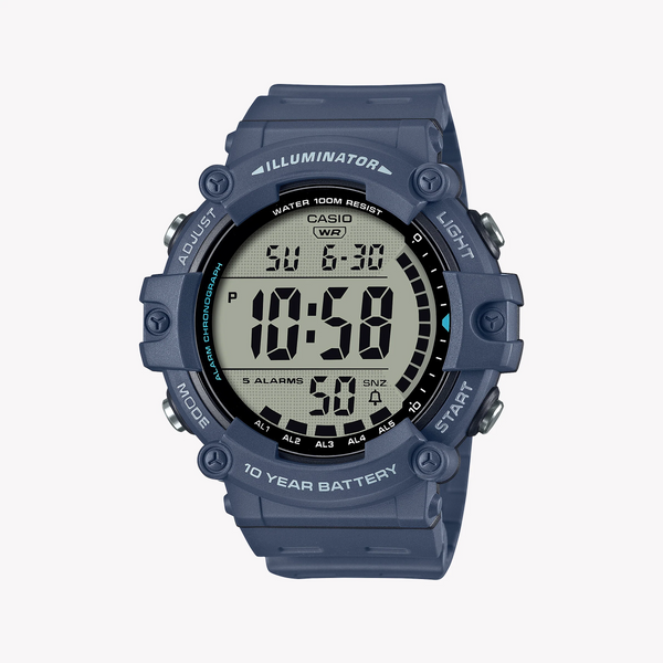 Casio Men's Blue Resin Watch, Sporty Design | Ae-1500wh-2avdf by i-watch