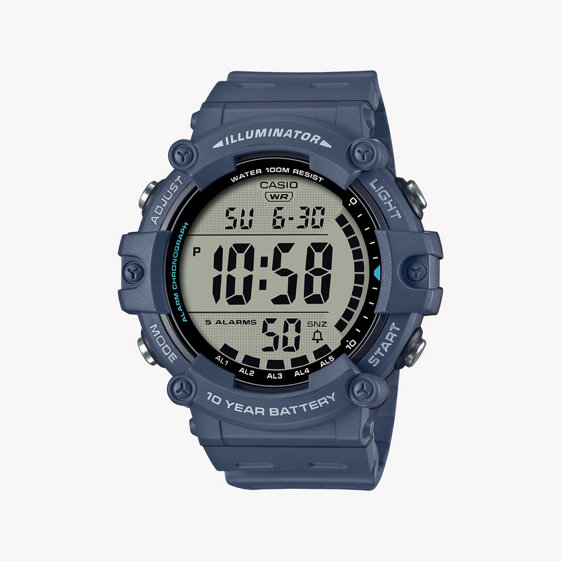 Casio Men's Blue Resin Watch, Sporty Design | Ae-1500wh-2avdf by i-watch
