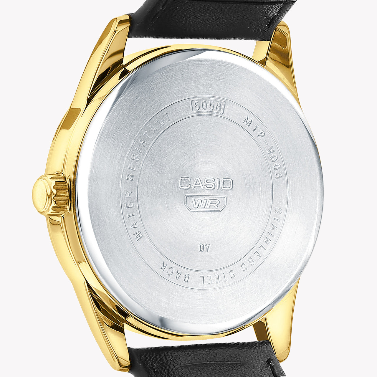 Casio MTP-VD03GL-1A analoge goldene Herrenuhr