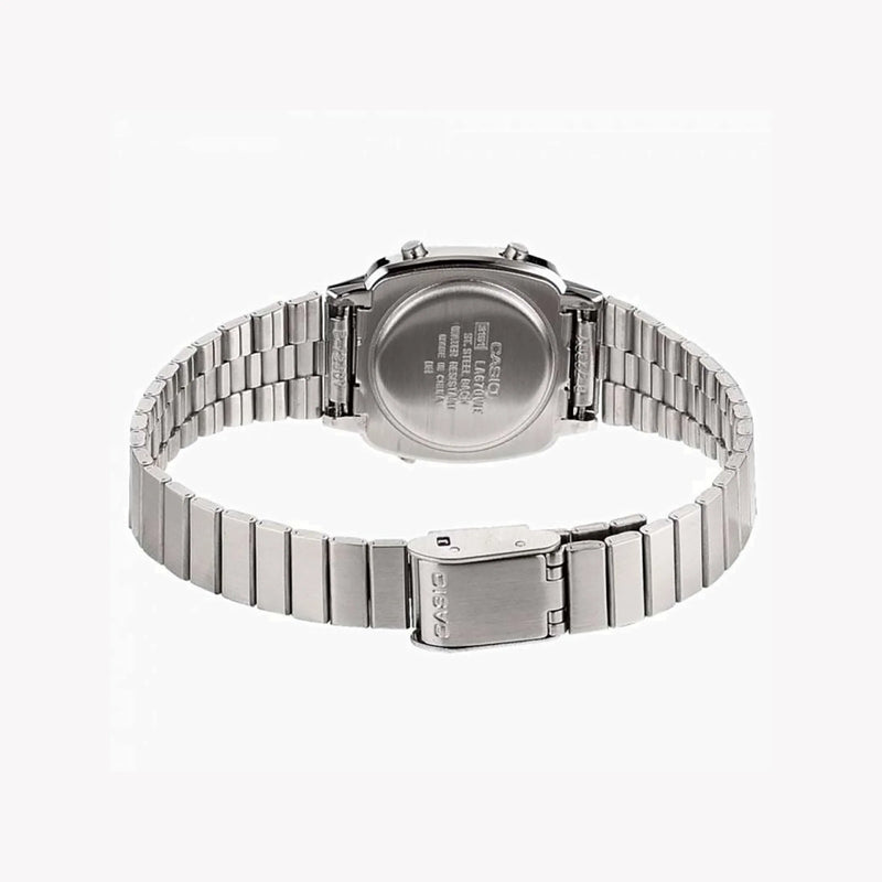 Casio La670wa-4df Retro Chic - Sporty Elegance Unisex Digital Watch With Stainless Steel BAnd and Sleek Display by i-watch