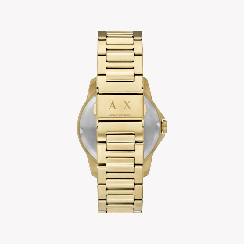 Armani Exchange Men's Gold Stainless Steel Watch, Gold Dial | Ax1734 by i-watch
