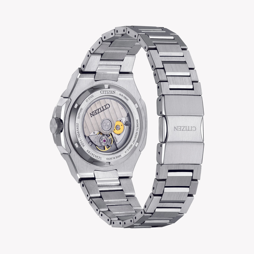 CITIZEN NB6030-59L DYNAMIC PRECISION - MEN'S AUTOMATIC WATCH WITH BLUE DIAL & STAINLESS STEEL BAND-i-Watch-5