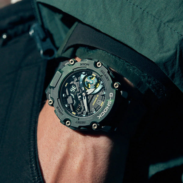 Casio G-Shock Ga-2200mfr-3adr Rugged Adventurer - Striking Green Men's Watch by i-watch