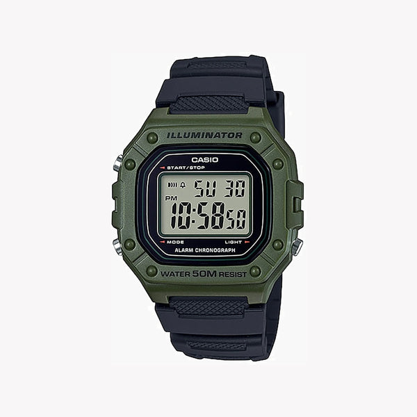 CASIO W-218H-3AVDF MEN'S MULTIFUNCTIONAL RESILIENT TIMEPIECE - ELEGANT ADVENTURER'S COMPANION-i-Watch-5