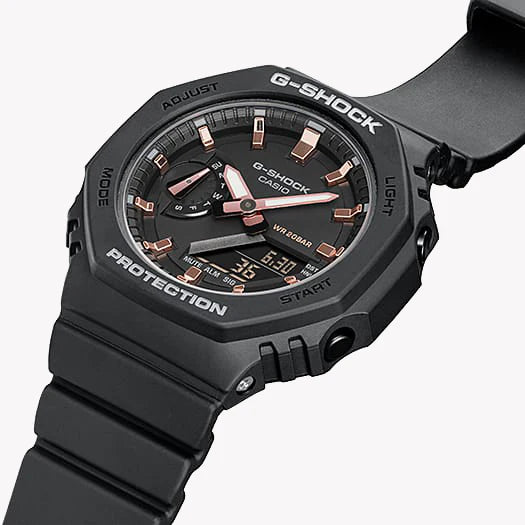 G-Shock Gma-S2100-1aer Men's Black Watch, Carbon & Resin | Gma-S2100-1aer