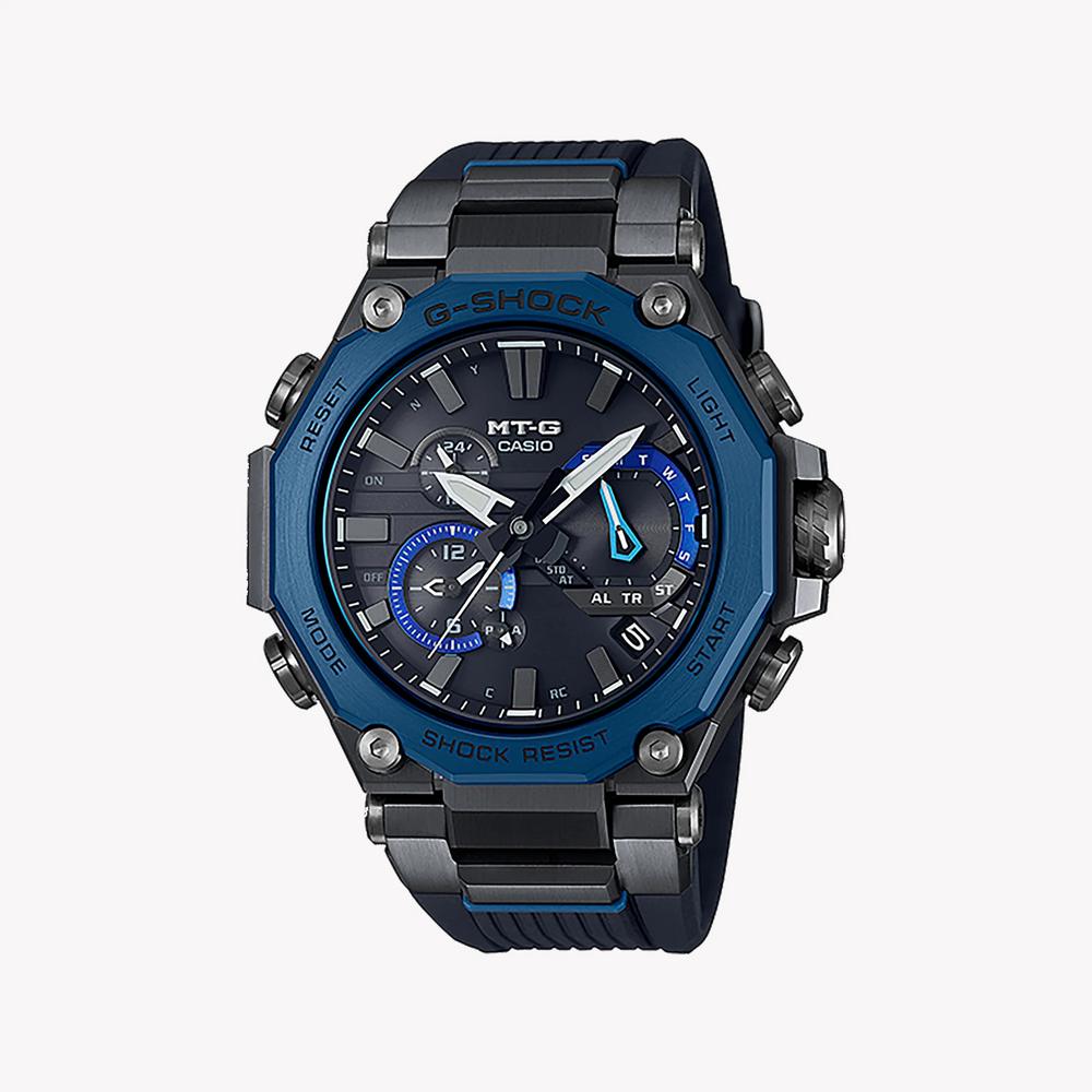 Casio G-Shock Mtg-B2000b-1a2dr - Black Steel Adventurer Men's Watch With Bluetooth Precision And 200m Water Resistance by i-watch