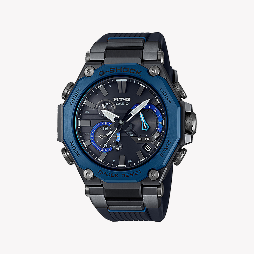 CASIO G-SHOCK MTG-B2000B-1A2DR - BLACK STEEL ADVENTURER Men's Watch with Bluetooth Precision and 200m Water Resistance