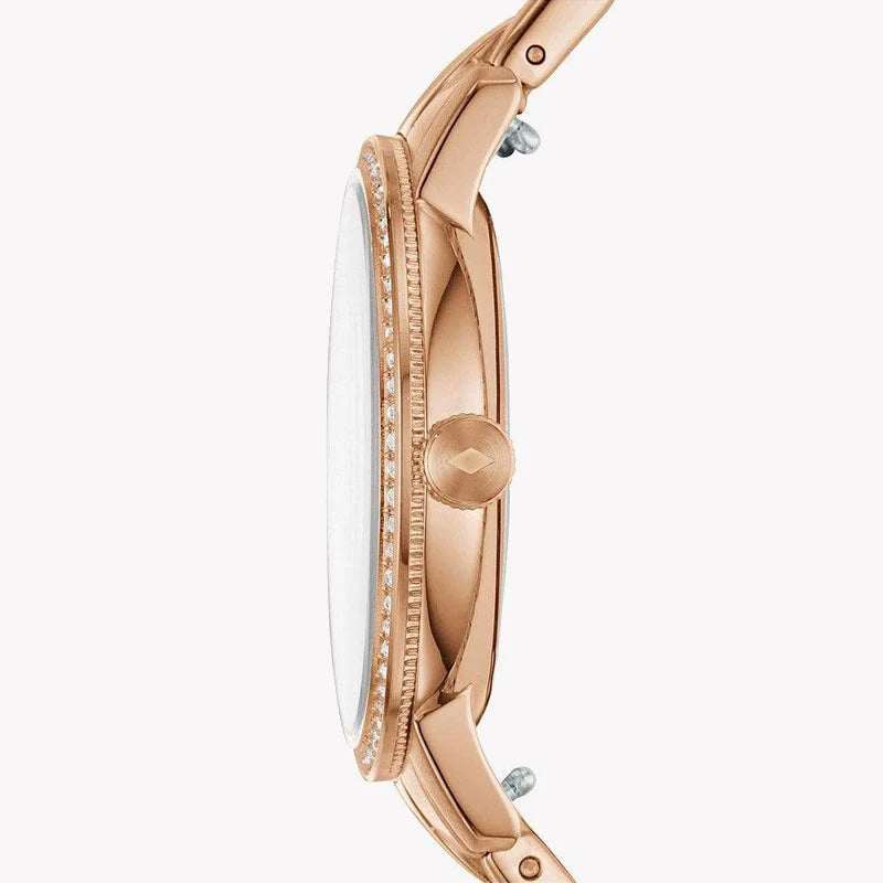 Fossil Women's Rose Gold Stainless Steel Watch, Rose Gold Dial | Es4288 by i-watch