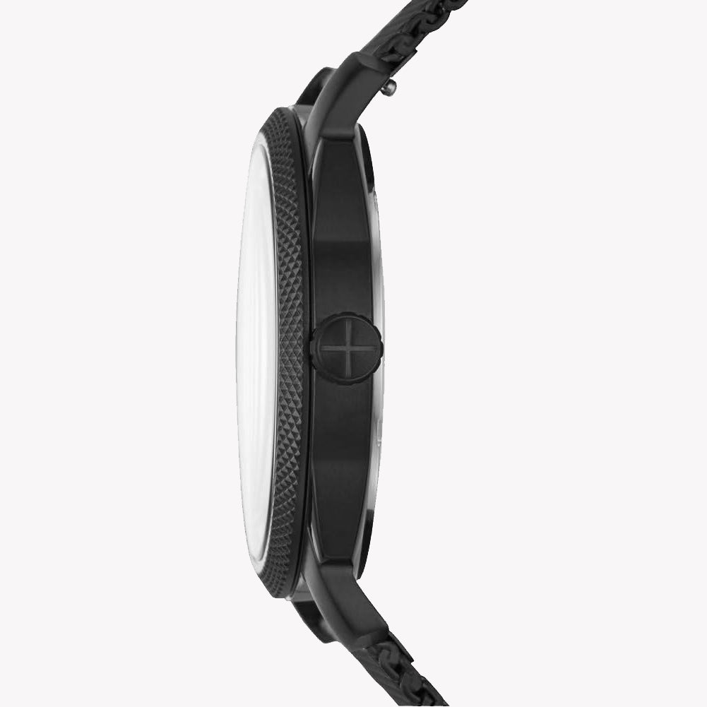 FOSSIL FS5694 BOLD BLACK & BLUE TIMEPIECE - MODERN MEN'S STAINLESS STEEL WATCH-i-Watch-2