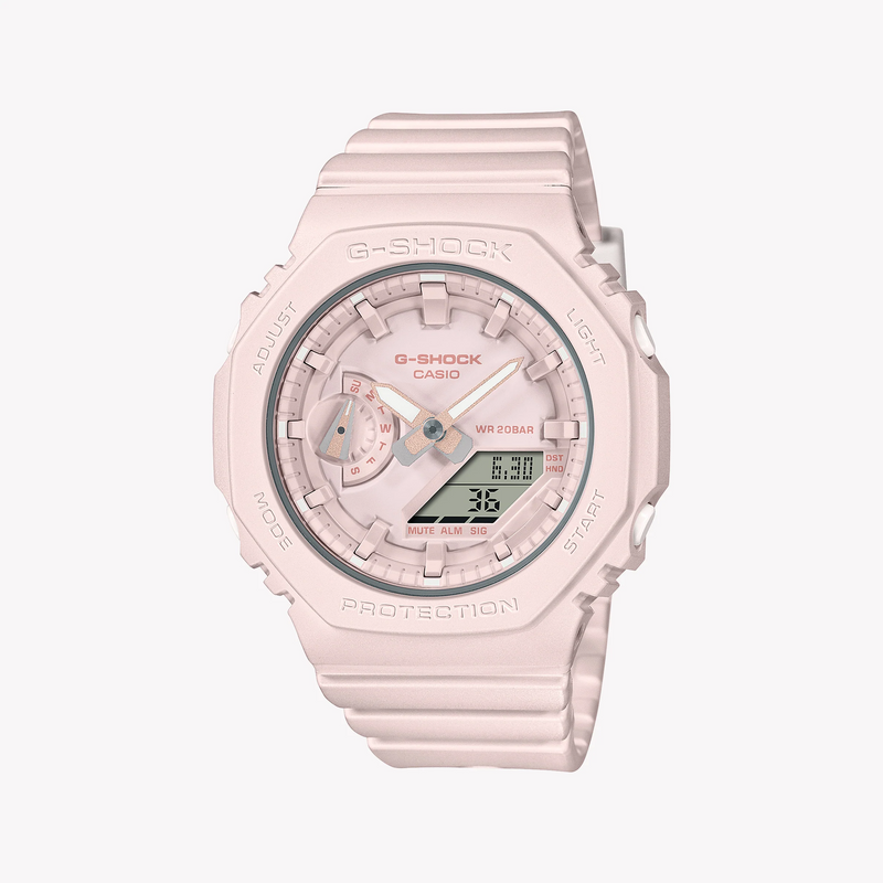 G-Shock Women's Pink Resin Watch, Digital Dial | Gma-S2100ba-4adr by i-watch