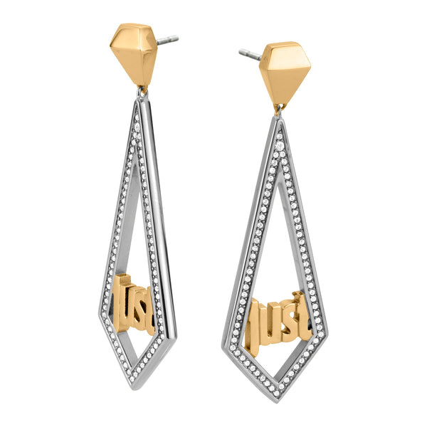 Just Cavalli Women's Gold Earrings, Stainless Steel | Jcer00390300 by i-watch