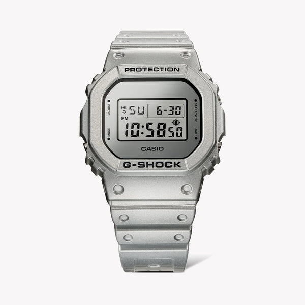 Casio G-Shock Men's Silver Resin Watch, Digital | Dw-5600ff-8er