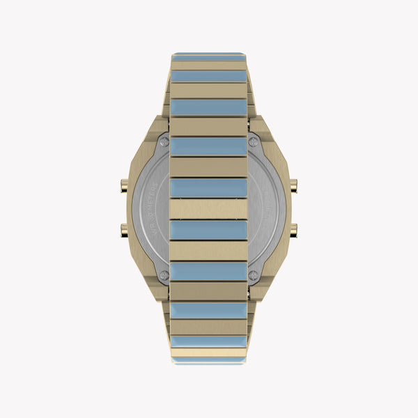 Timex Unisex Gold-Tone Watch, Blue Accents | Tw2w40800 by i-watch
