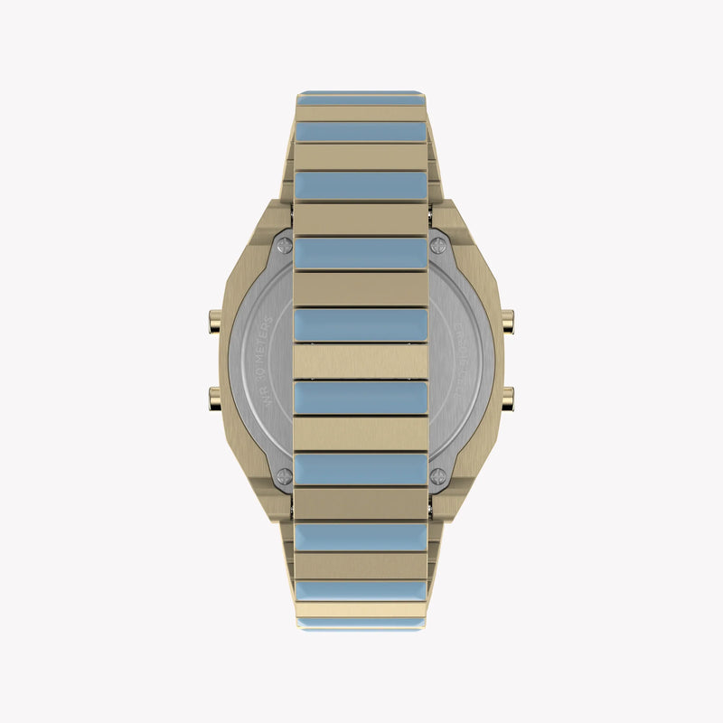 Timex Unisex Gold-Tone Watch, Blue Accents | Tw2w40800 by i-watch
