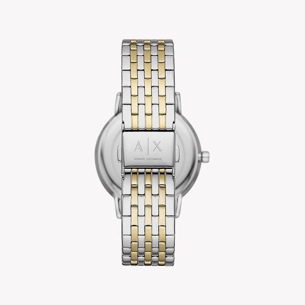 Armani Exchange Men's Silver & Gold Watch, Grey Dial | Ax5595