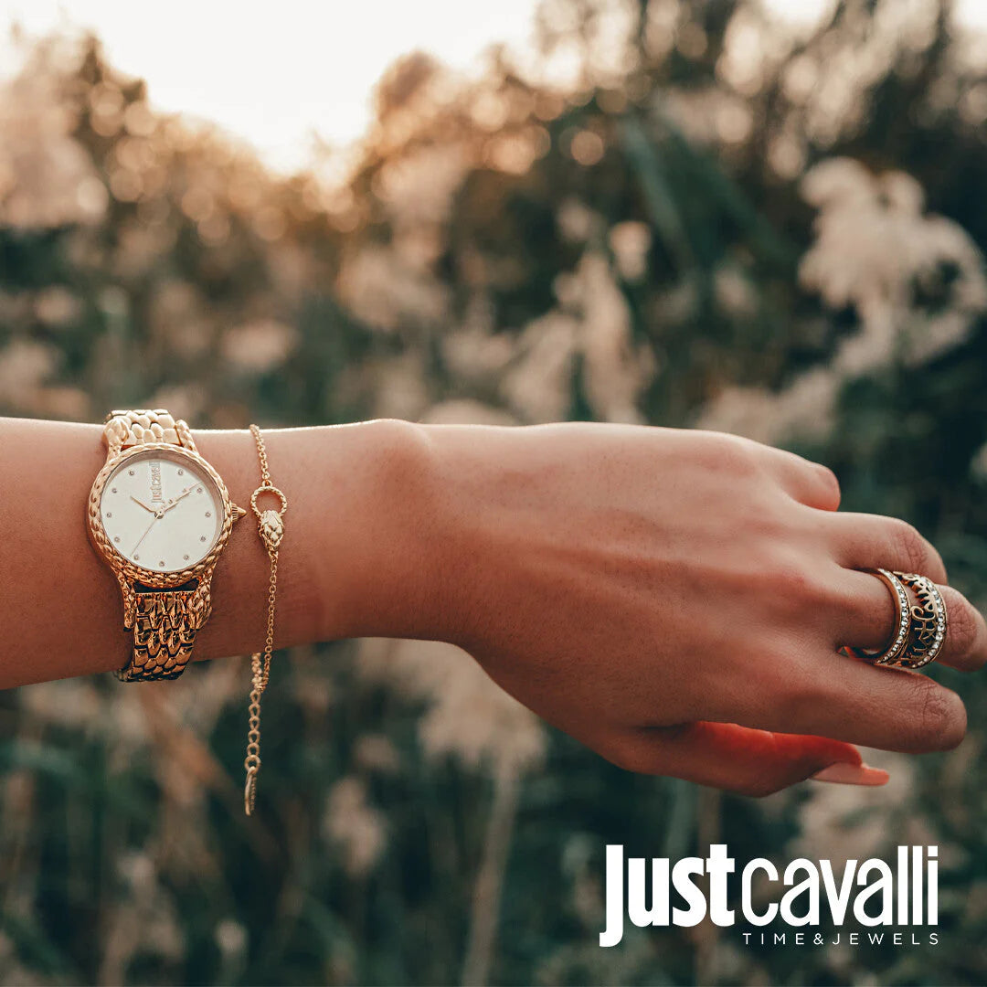 JUST CAVALLI Women's Watch with Gold Stainless Steel Case and Gold Stainless Steel Band-i-Watch-4