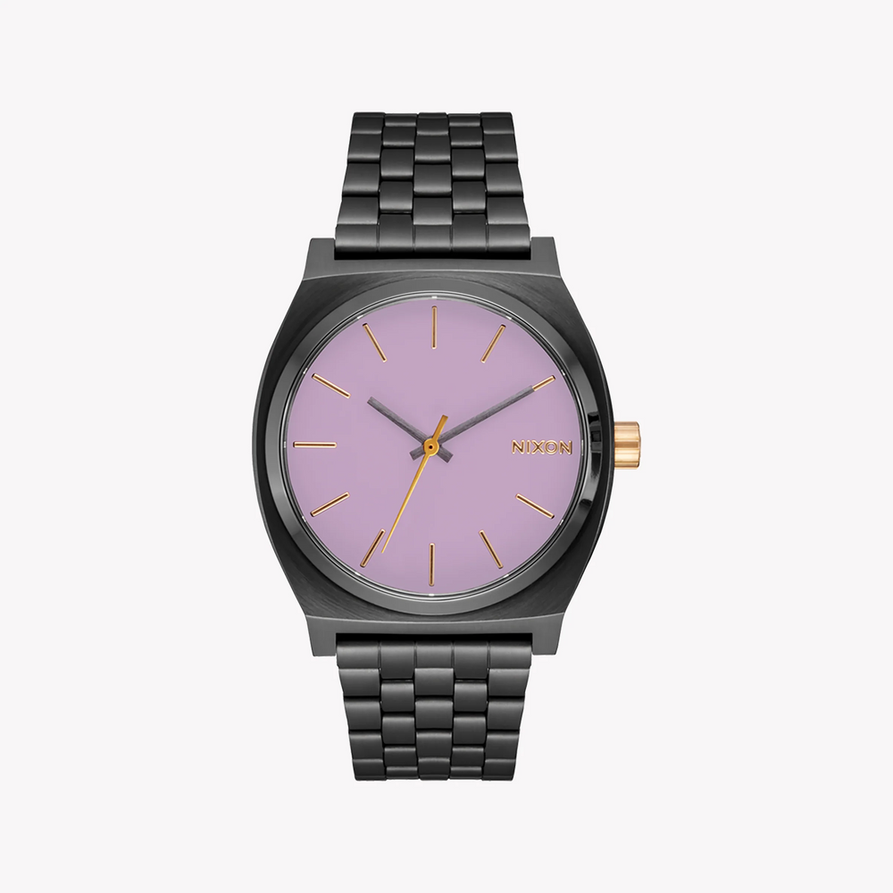 Nixon Women's Black Stainless Steel, Purple Dial | A1130-5271 by i-watch