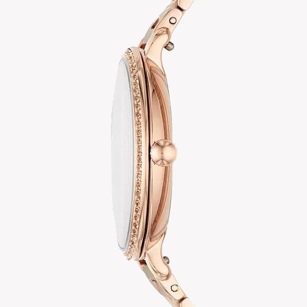 Fossil Women's Rose Gold Watch, White Dial | Es4452 by i-watch