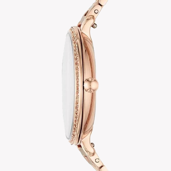FOSSIL ES4452 ELEGANT ROSE GOLD - TIMELESS CHARM WOMEN'S WATCH with White Dial & Bracelet Band-i-Watch-2