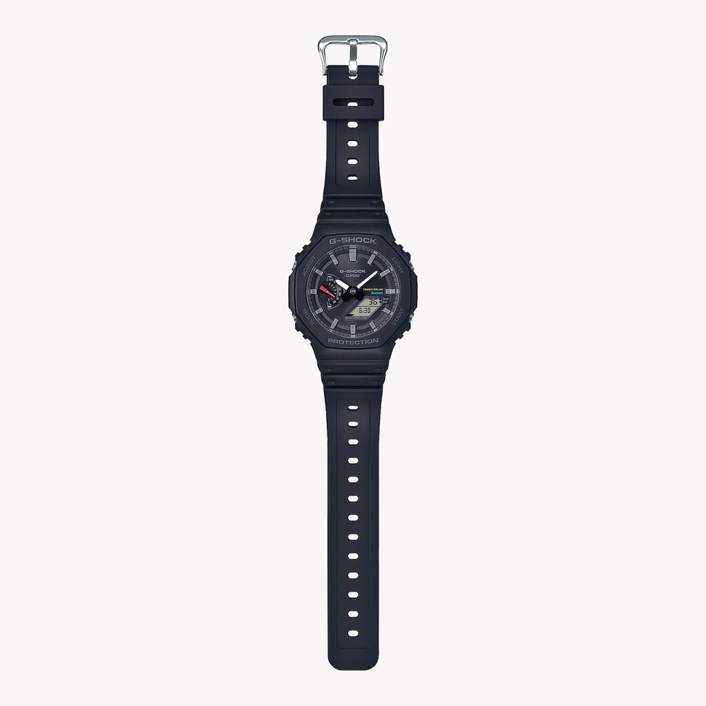 G-Shock Men's Black Resin Watch, Octagonal Design | Ga-B2100-1adr by i-watch