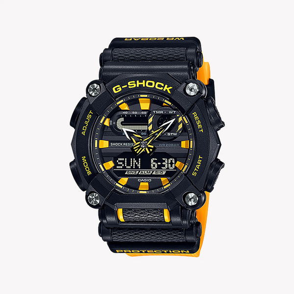 G-Shock Men's Black Resin Watch, Analog-Digital | Ga-900a-1a9dr by i-watch