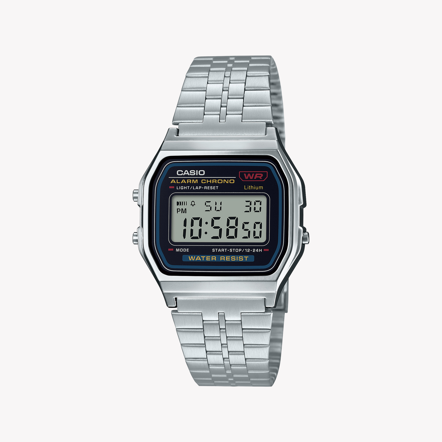 Casio A159WA-N1 Digital Silver Unisex Watch