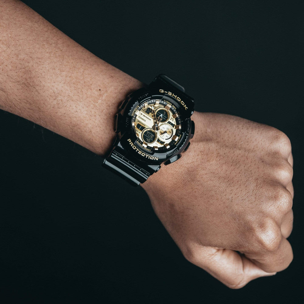 G-Shock Men's Black Resin Watch, Digital Dial | Ga-140gb-1a1dr by i-watch