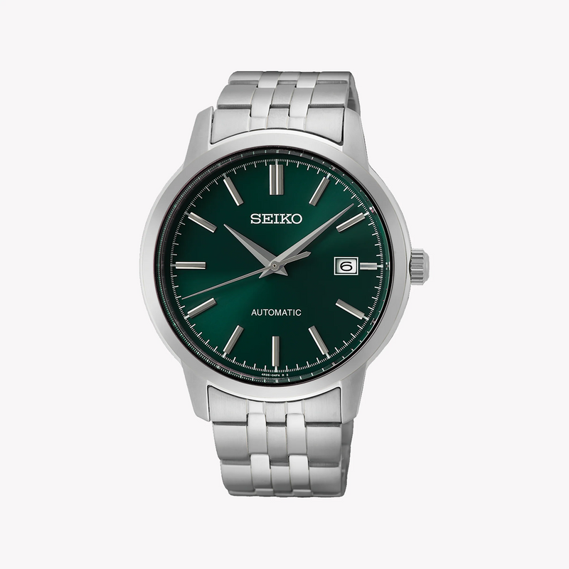Seiko Men's Silver Stainless Steel, Dark Green Dial | Srph89k1 by i-watch