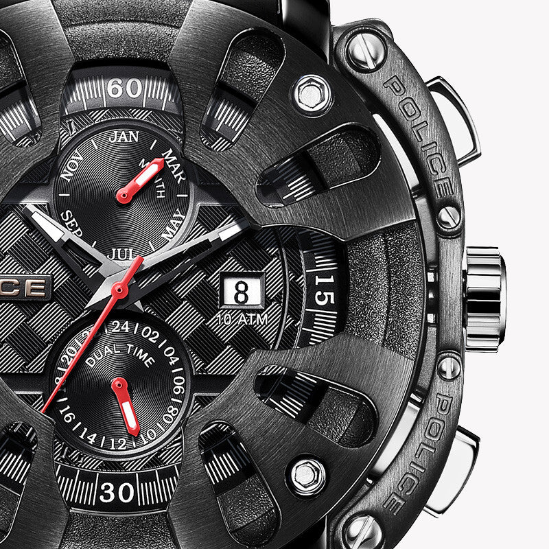 POLICE PL-13806JSB_02M DYNAMIC ELEGANCE - MEN'S BLACK STAINLESS STEEL TIMEPIECE-i-Watch-3